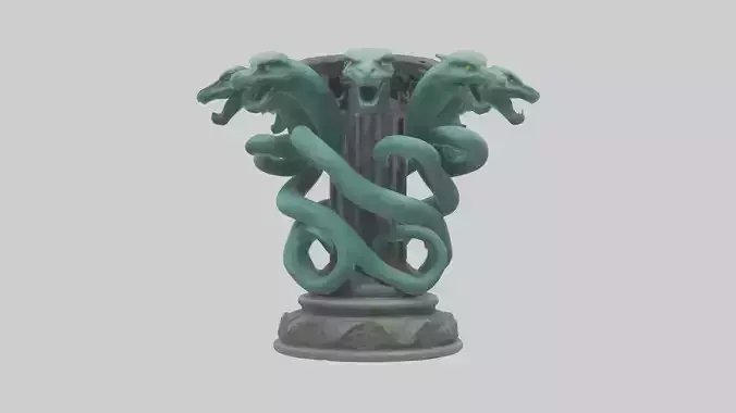 Hydra statue model