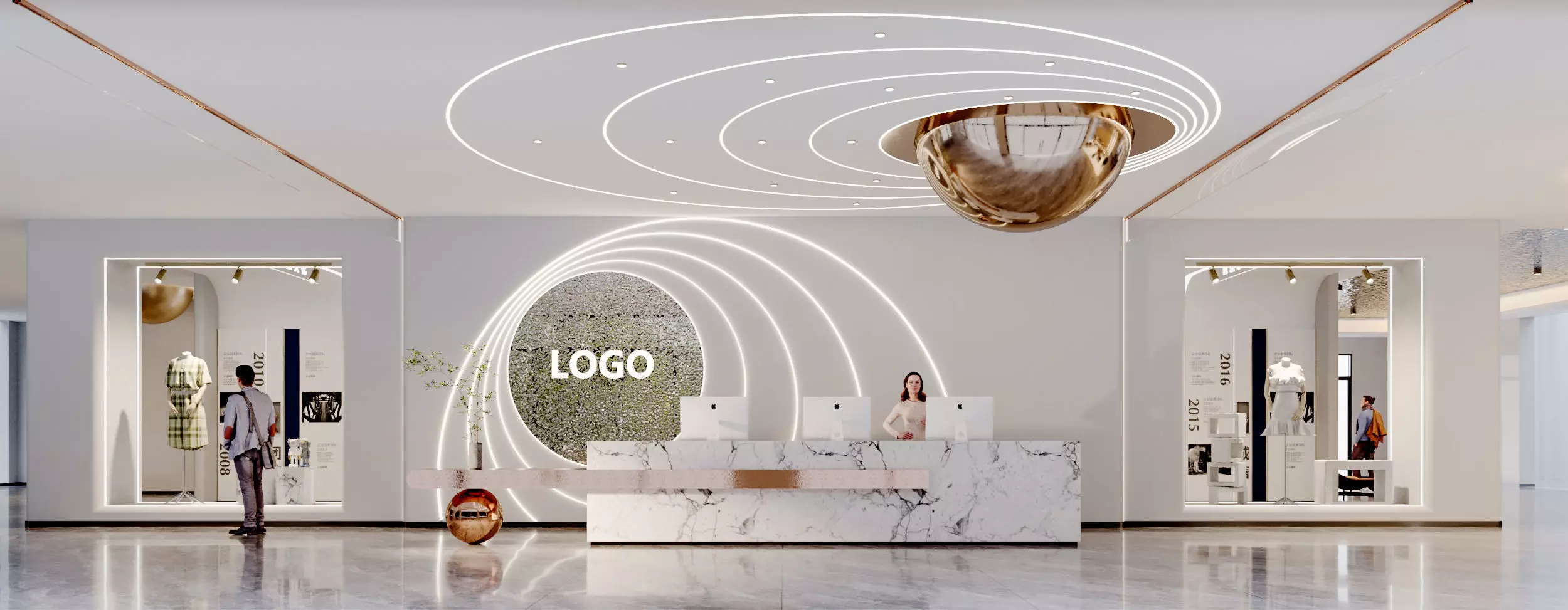 Reception 3D model_0