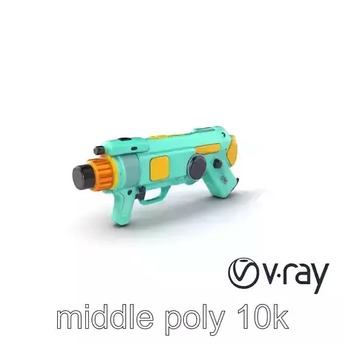 Stylized Electric Combat Staff model pack