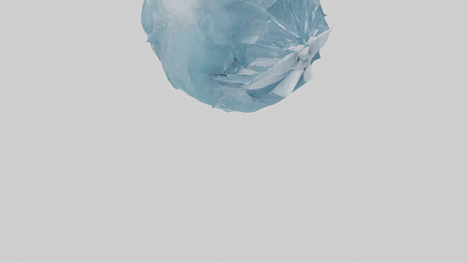 Ice Bow model Low-poly 3D model 7
