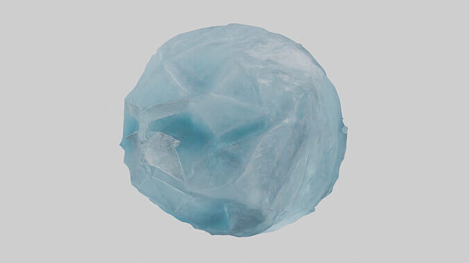 Ice Bow model Low-poly 3D model 3