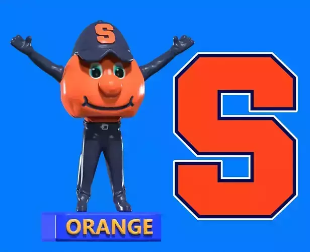 Otto the Orange - Syracuse Orange mascot statue  3D print model