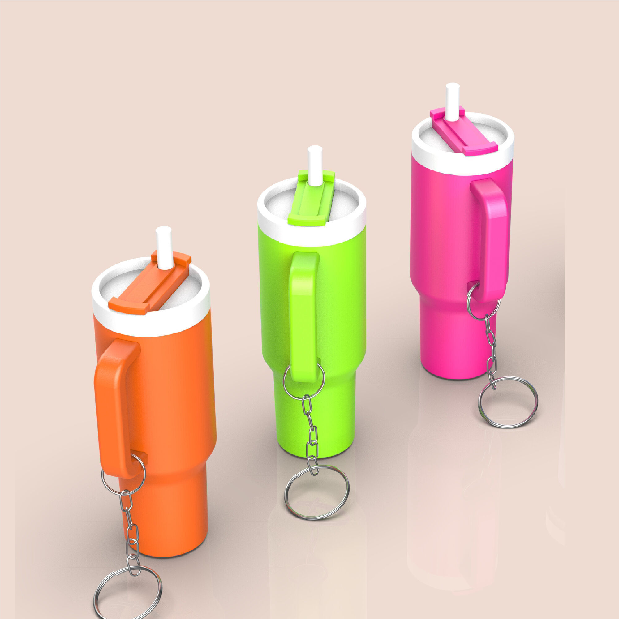 Stanley Tumbler Keychain - Pill Box 3D print model_3