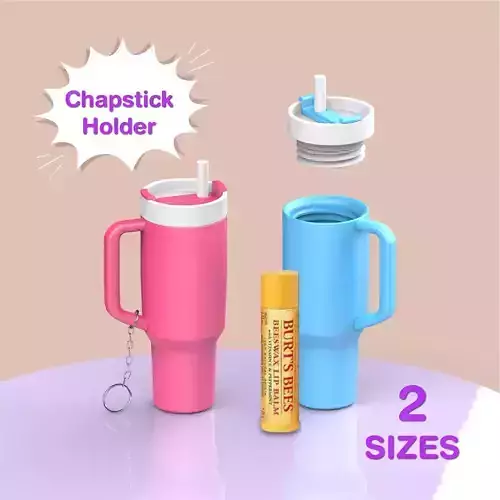 Stanley Tumbler Keychain - Pill Box