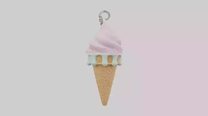 Ice cream keychain model