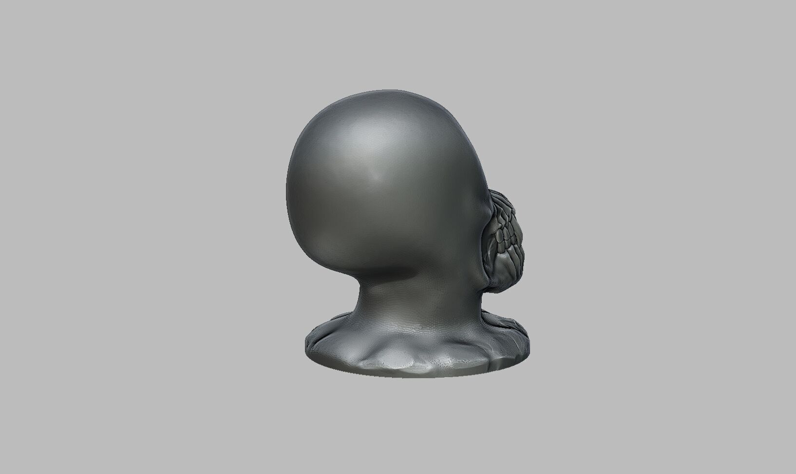 Alien beast concept headphone Stand 3D print model_8