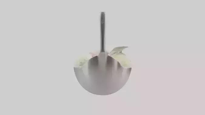 Ice cream scoop model Low-poly 3D model