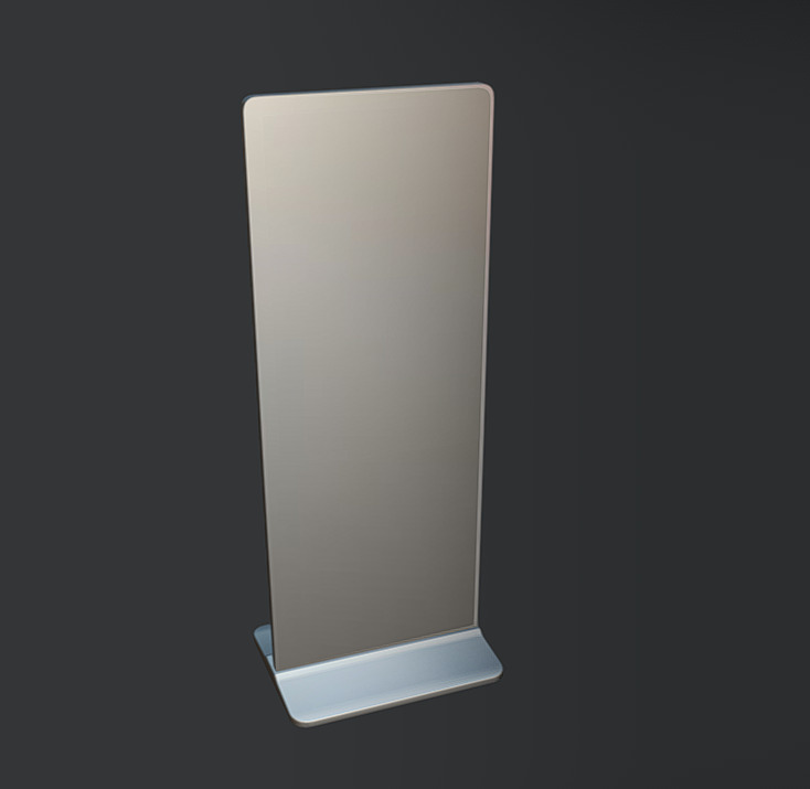 Digital Totem Low-poly 3D model_7