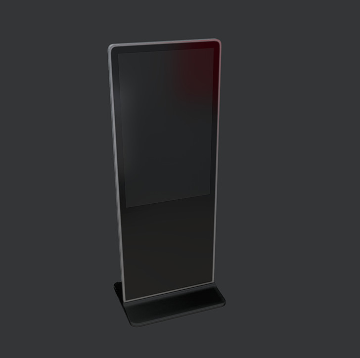 Digital Totem Low-poly 3D model_9