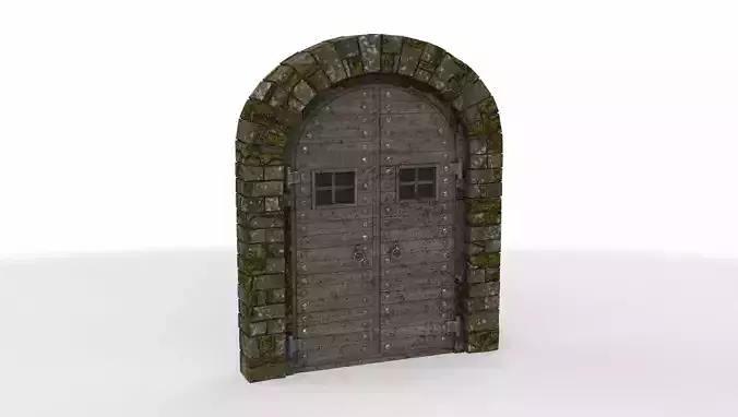 medieval reinforced gate 