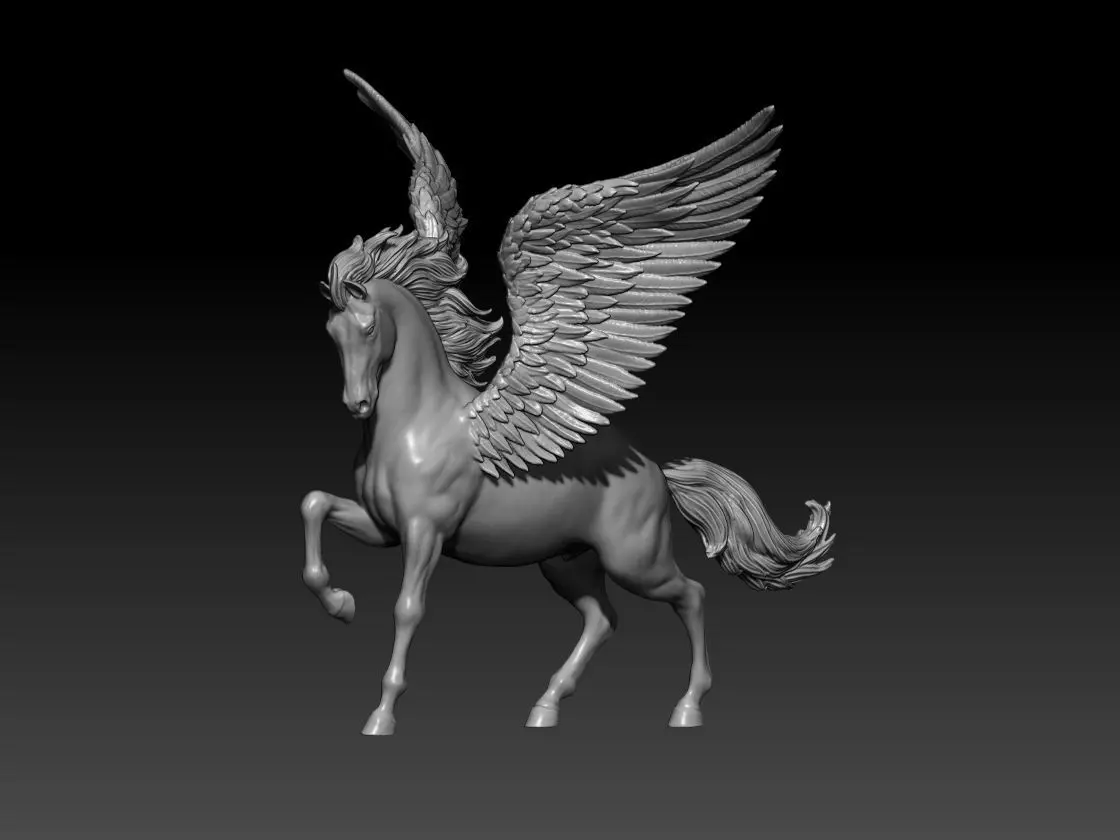 Pegasus poses 03 3D print model_0