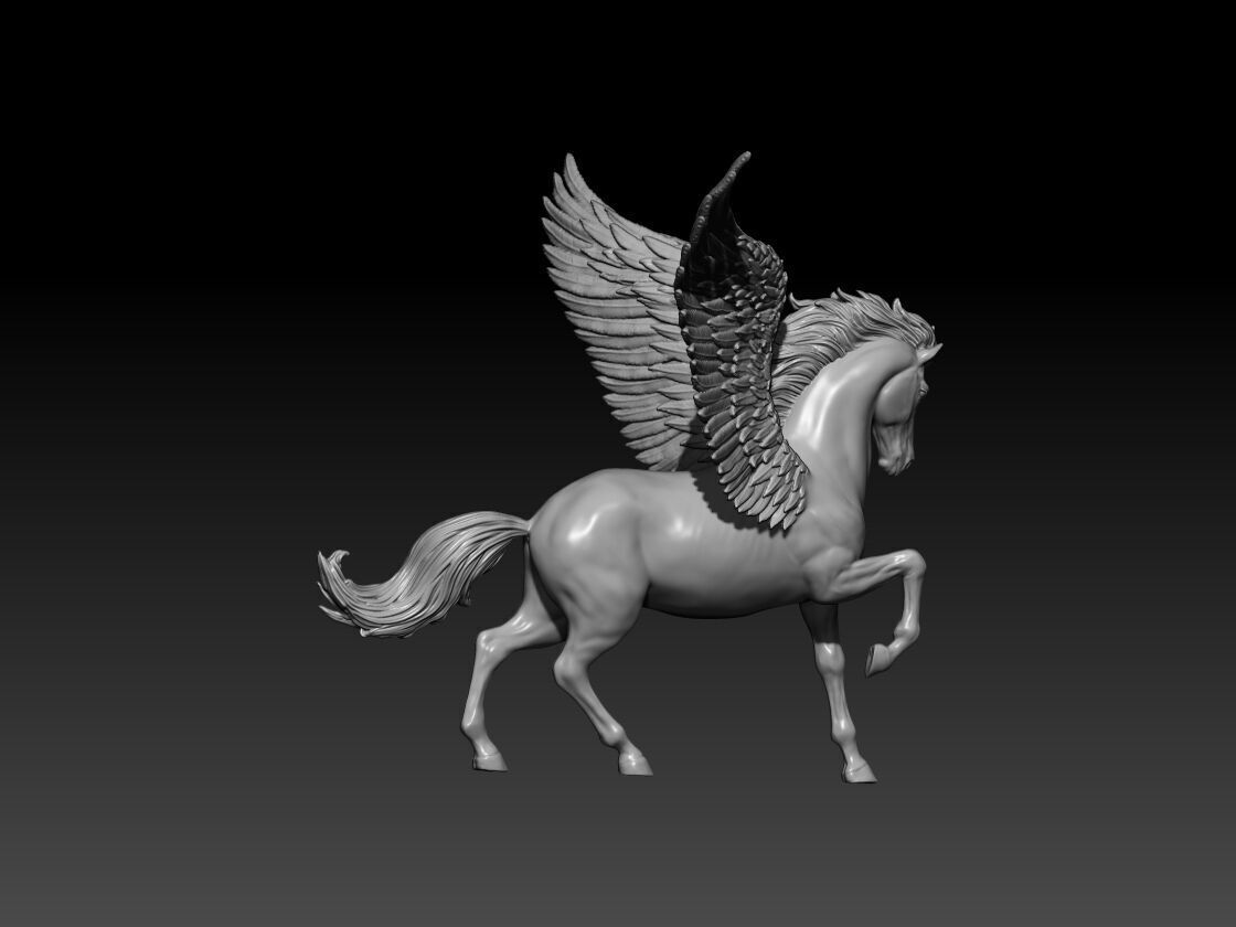 Pegasus poses 03 3D print model_3