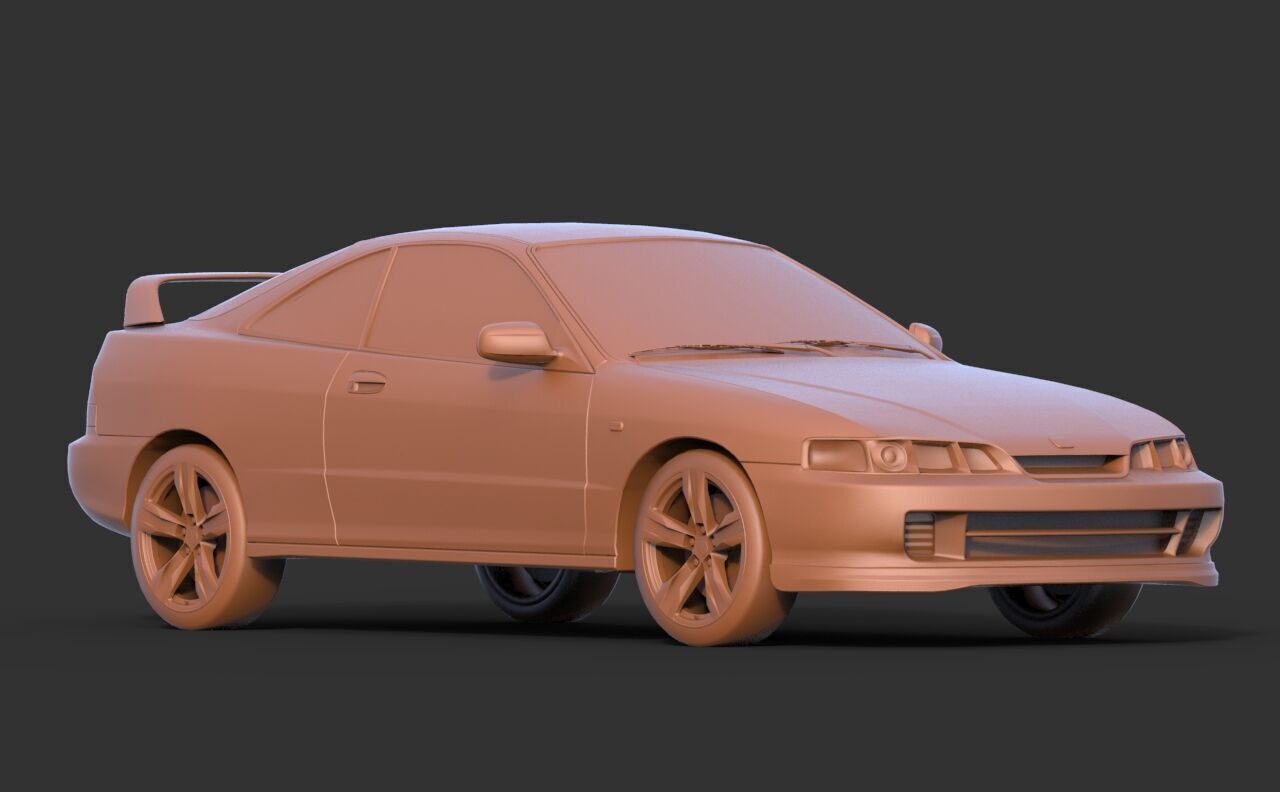 Honda Integra Type R DC2 3D print model_2