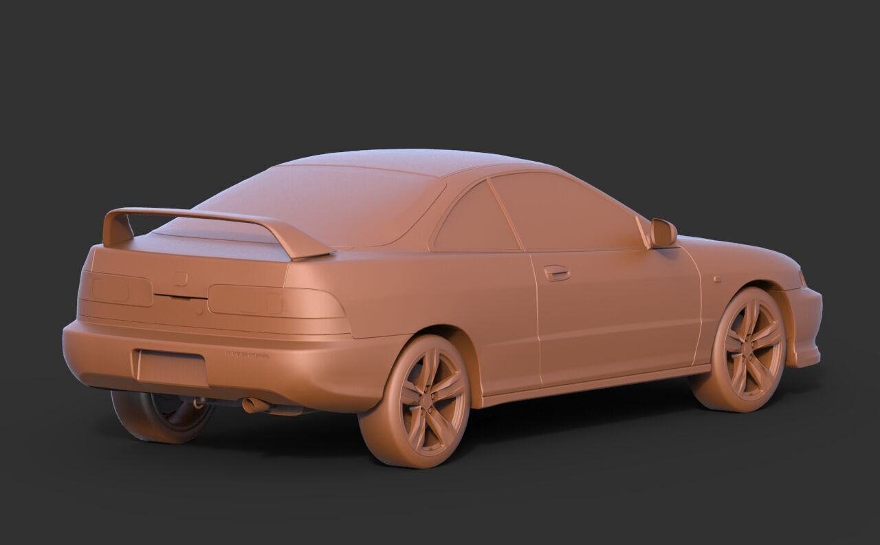 Honda Integra Type R DC2 3D print model_4