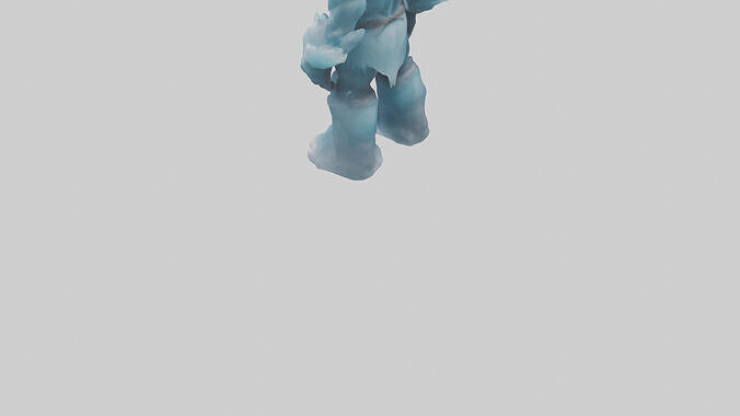 Ice Giant model Low-poly 3D model 4