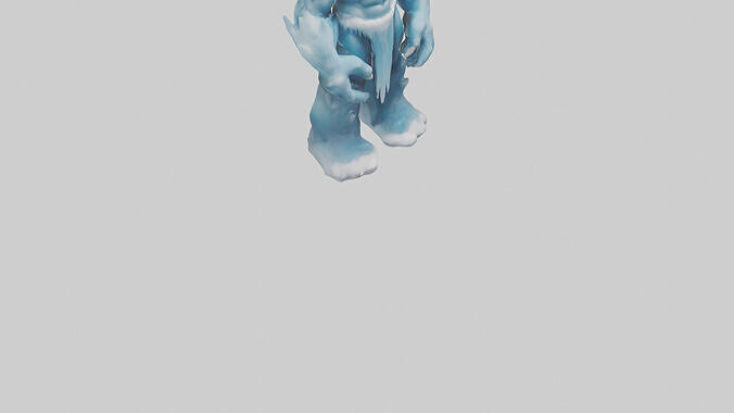 Ice Giant model Low-poly 3D model 7
