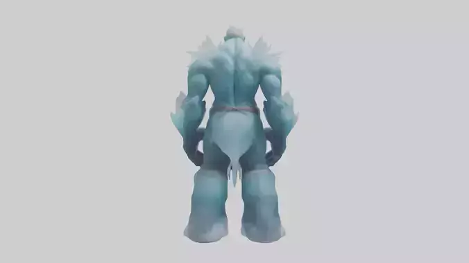 Ice Giant model Low-poly 3D model