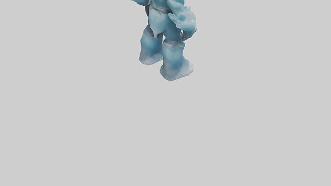 Ice Giant model Low-poly 3D model 5