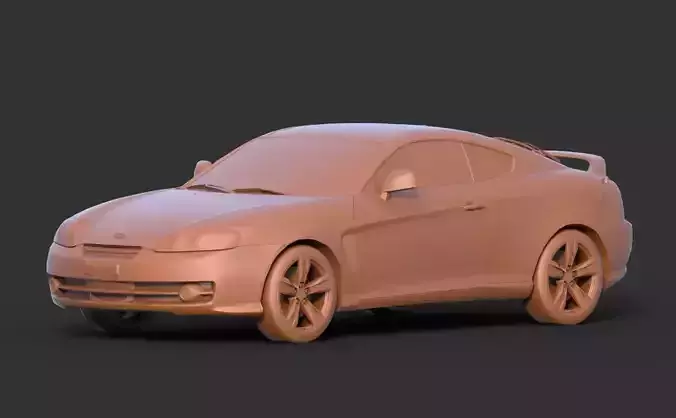 Hyundai Tiburon 3D print model