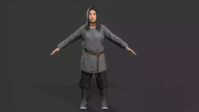 man Character Low-poly 3D model