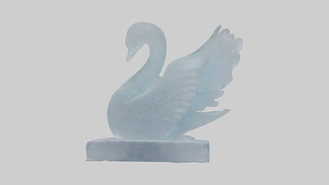 Ice Sculpture model Low-poly 3D model