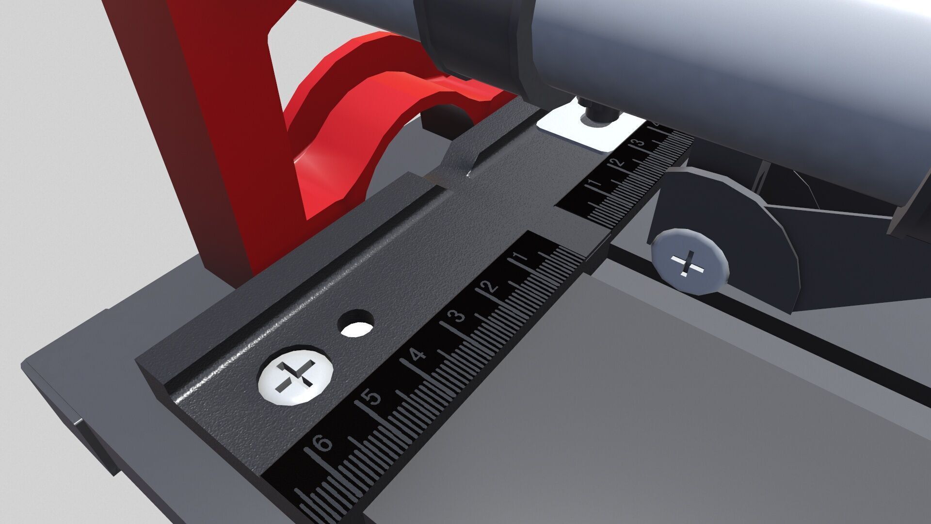 Tile Cutting Machine Low-poly 3D model_7