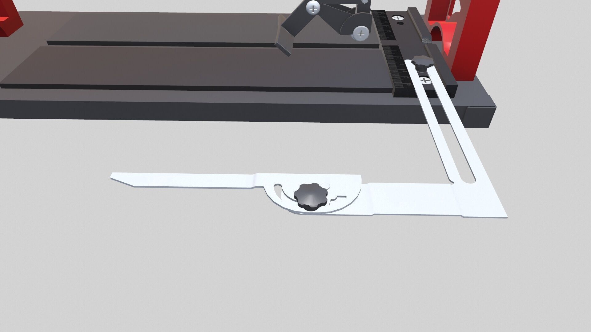 Tile Cutting Machine Low-poly 3D model_9