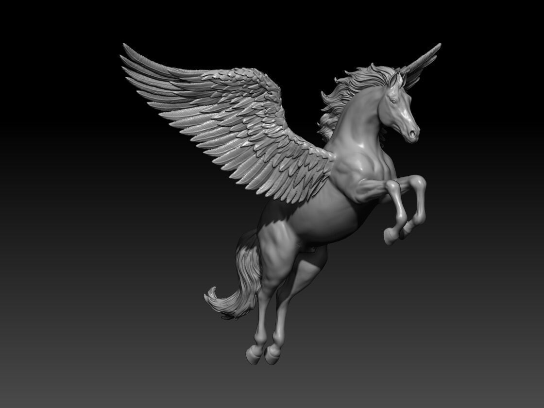 Pegasus poses 08 3D print model_2