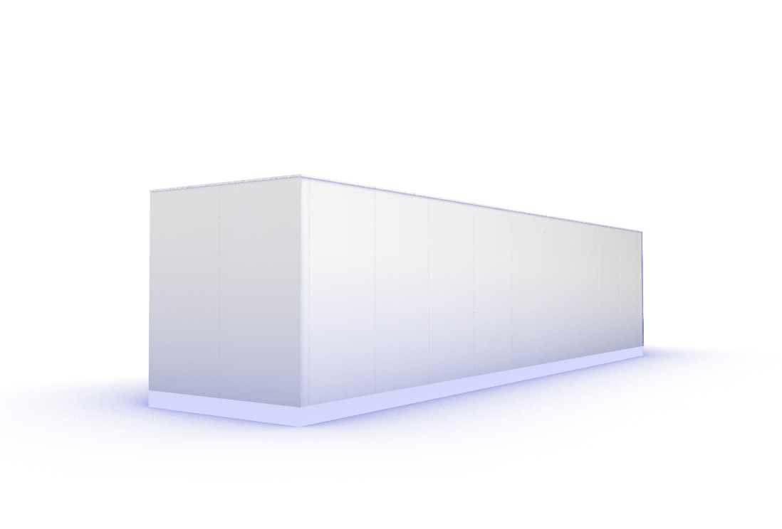 Industrial bar 3D model_1