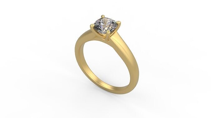 Women Solitaire 4680 3D print model