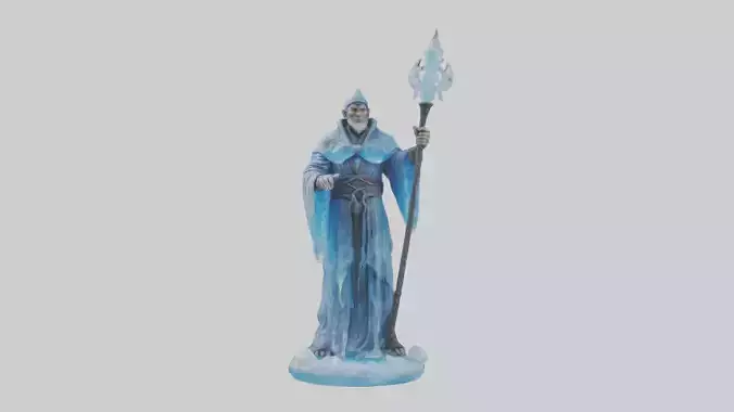 Ice Sorcerer statue model