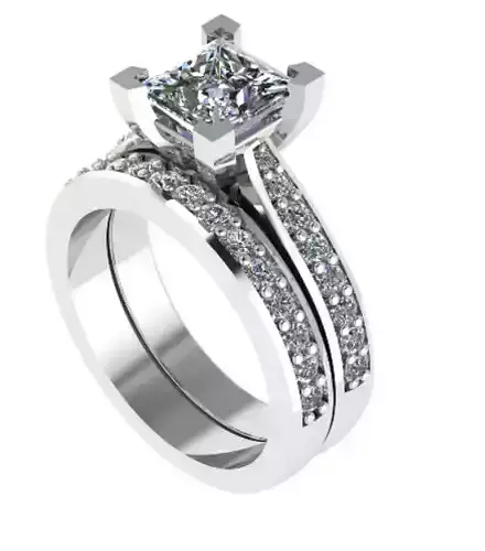 3dm and 3 Stl files 3dm twins ring 