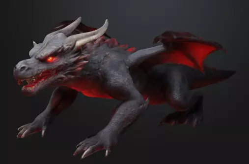 dragon of darkness 3D model_0