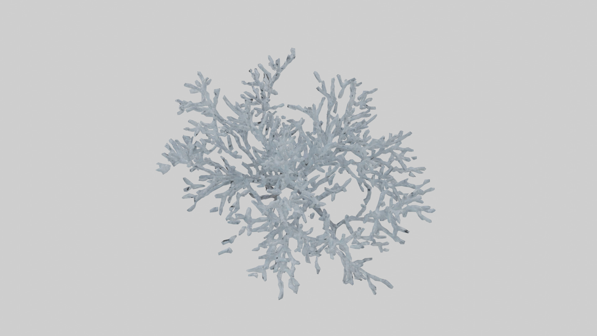 Icecovered Branches model Low-poly 3D model_17