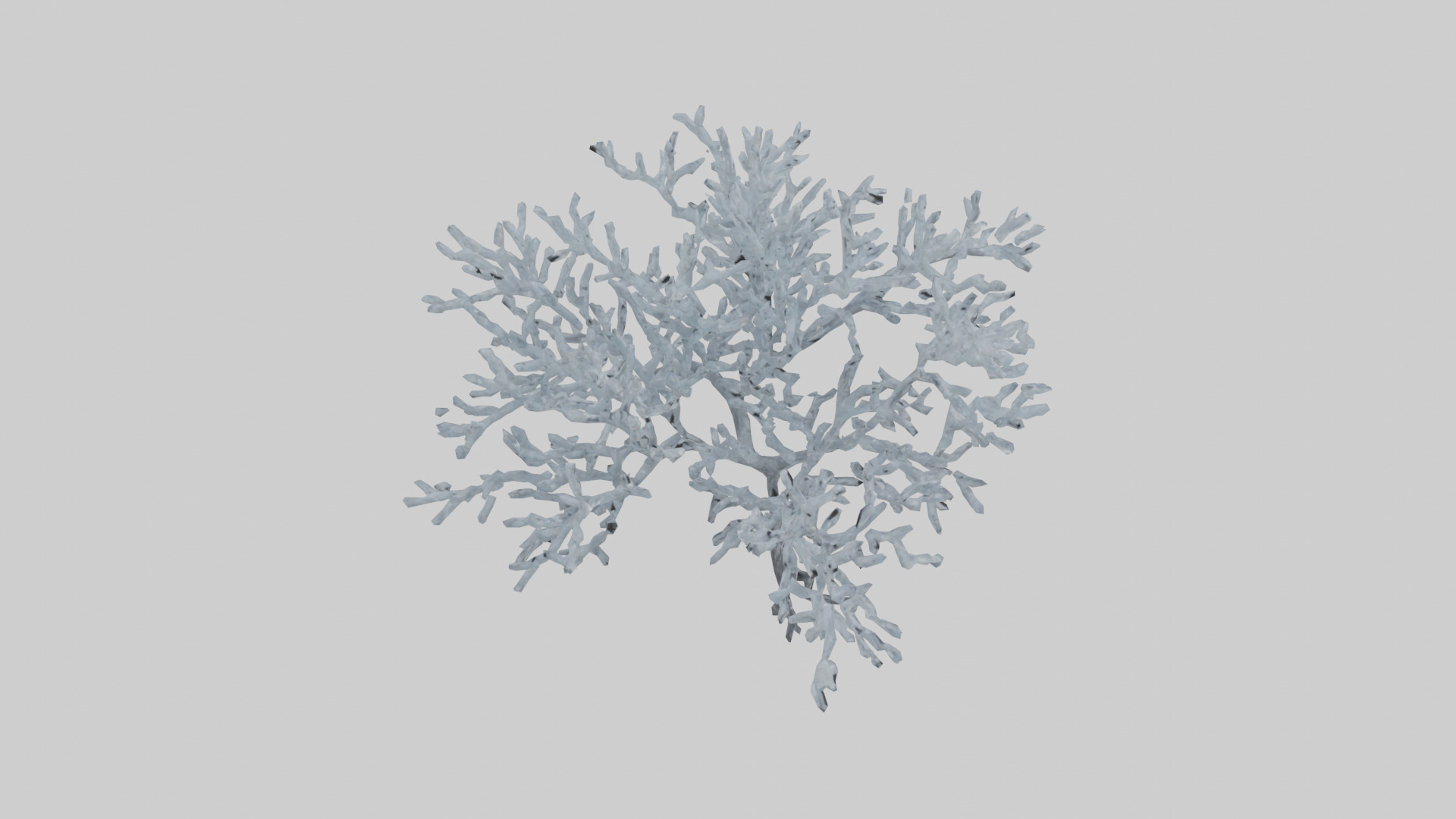 Icecovered Branches model Low-poly 3D model_18