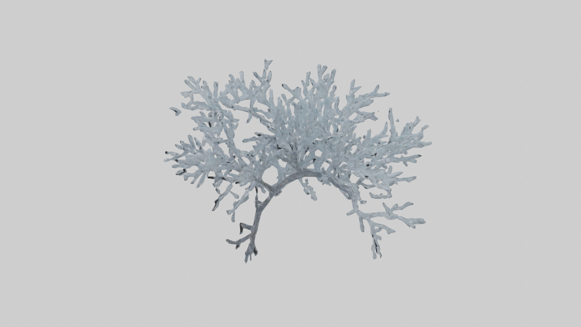 Icecovered Branches model Low-poly 3D model_10