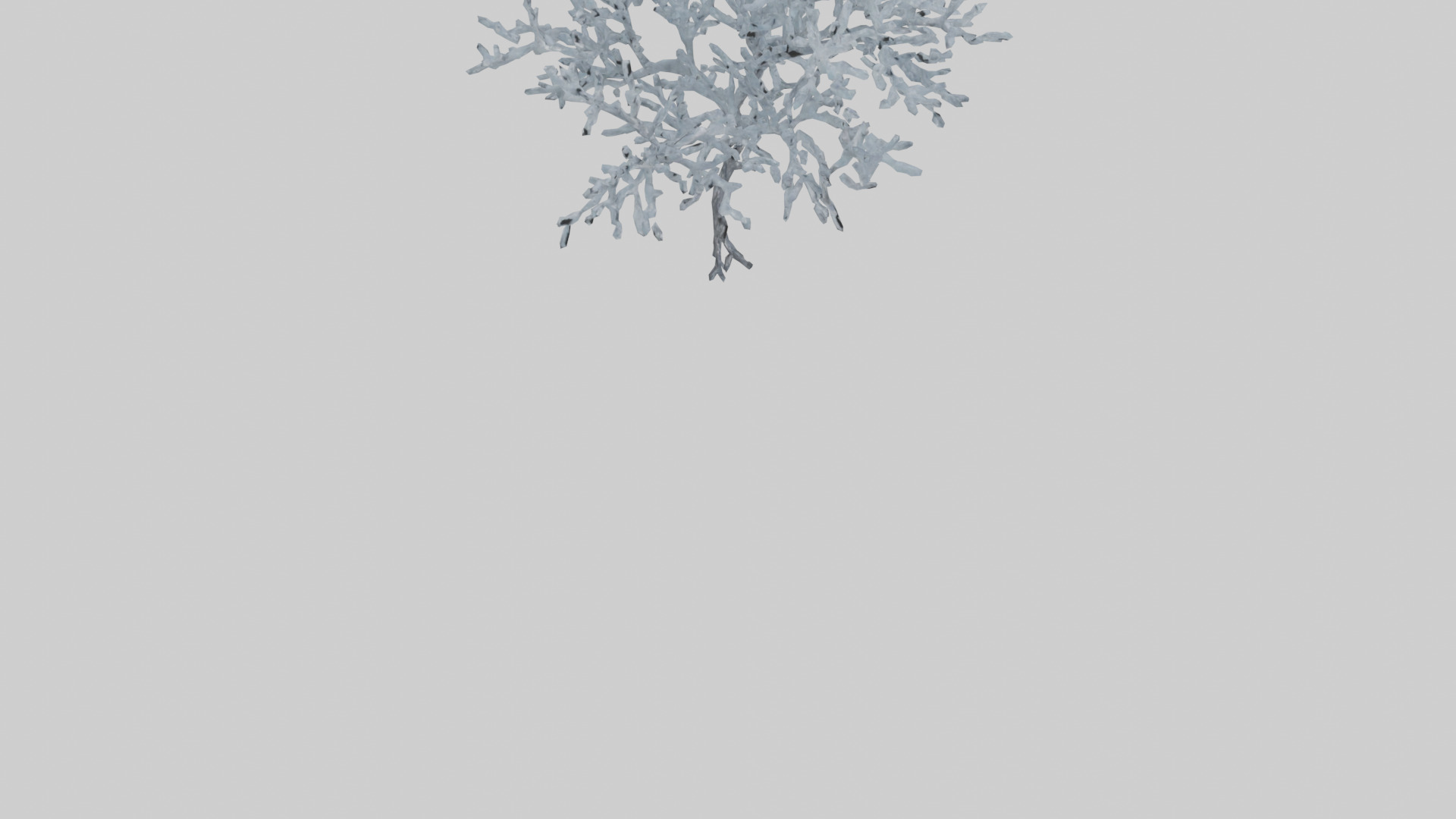 Icecovered Branches model Low-poly 3D model_6