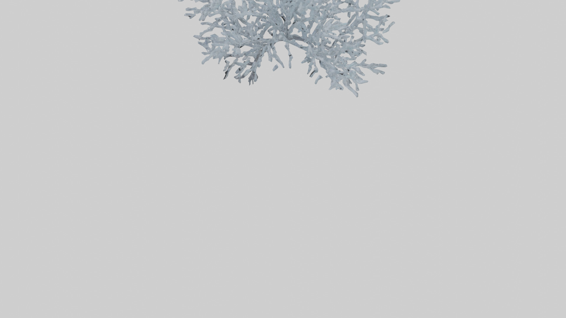 Icecovered Branches model Low-poly 3D model_5