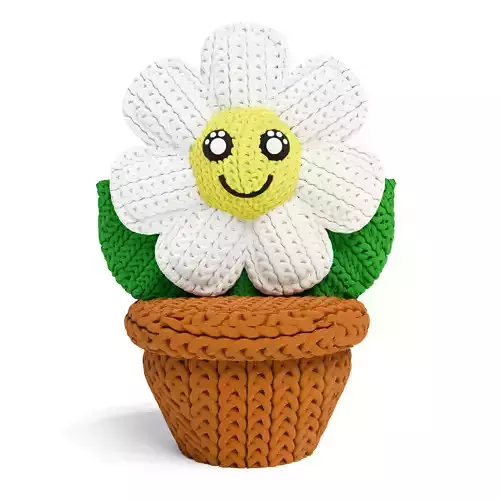 knitted Flower 