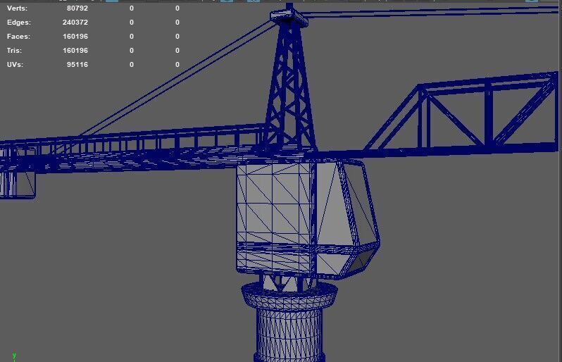 Tower Crane 3D model_13