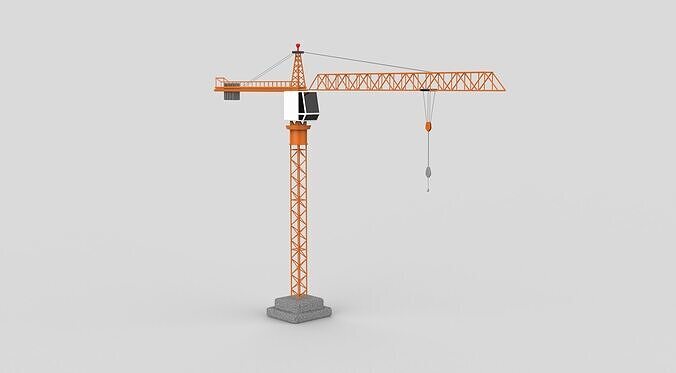 Tower Crane 3D model