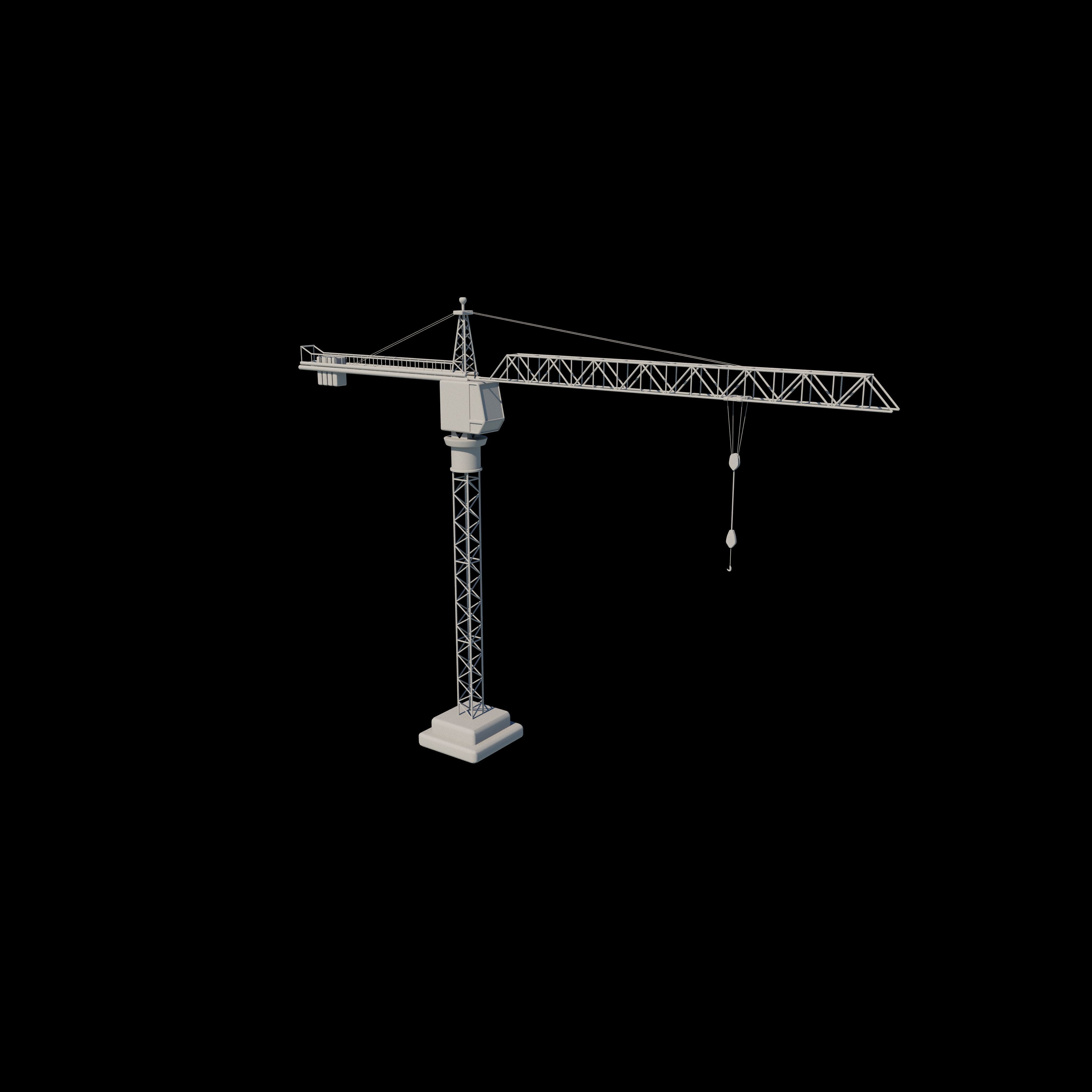 Tower Crane 3D model_14