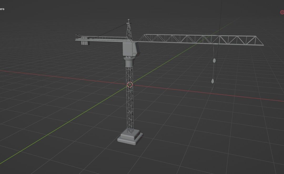 Tower Crane 3D model_9