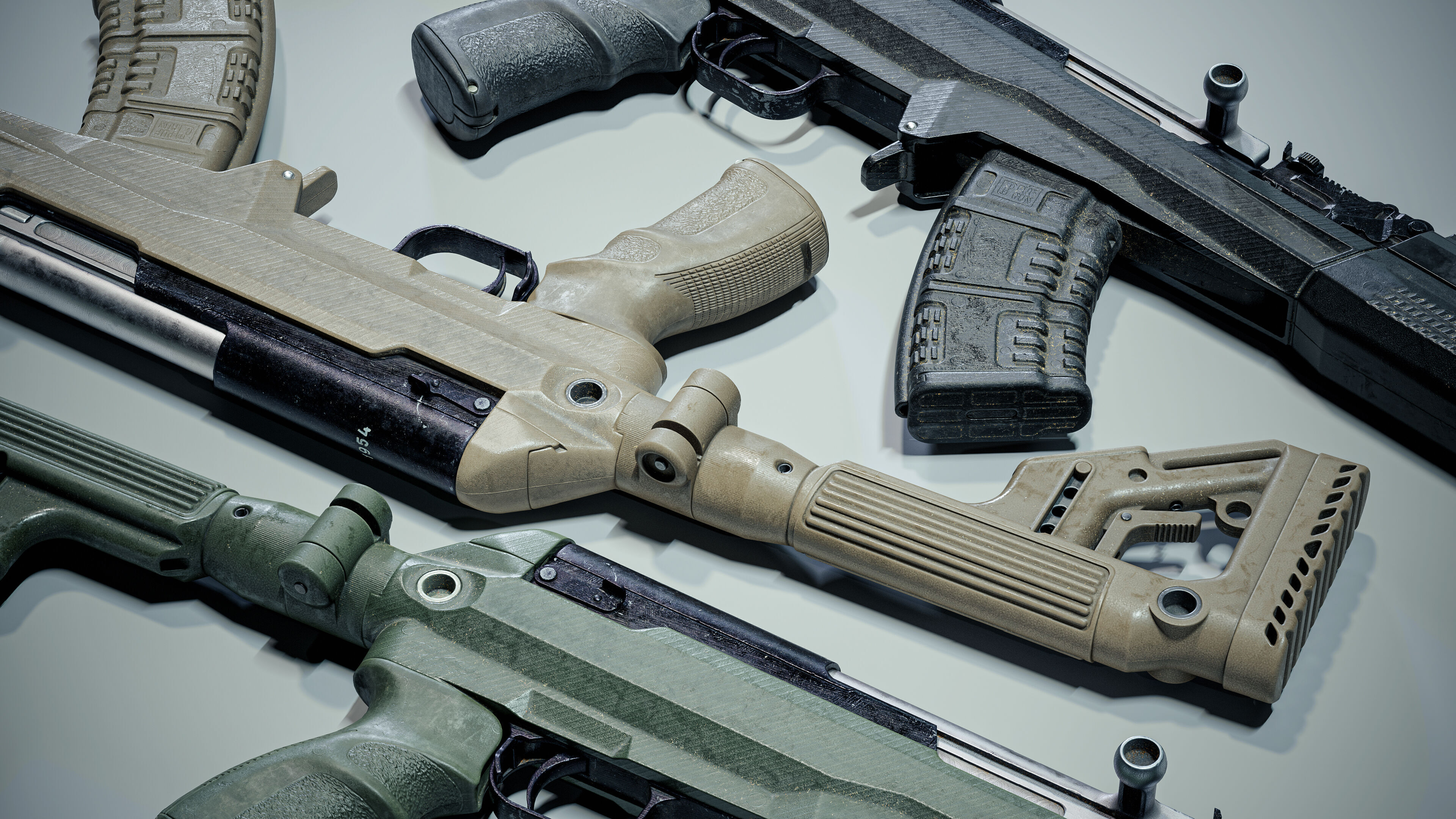 Fab Defense SKS Carbine Game Ready Model Low-poly 3D model_11