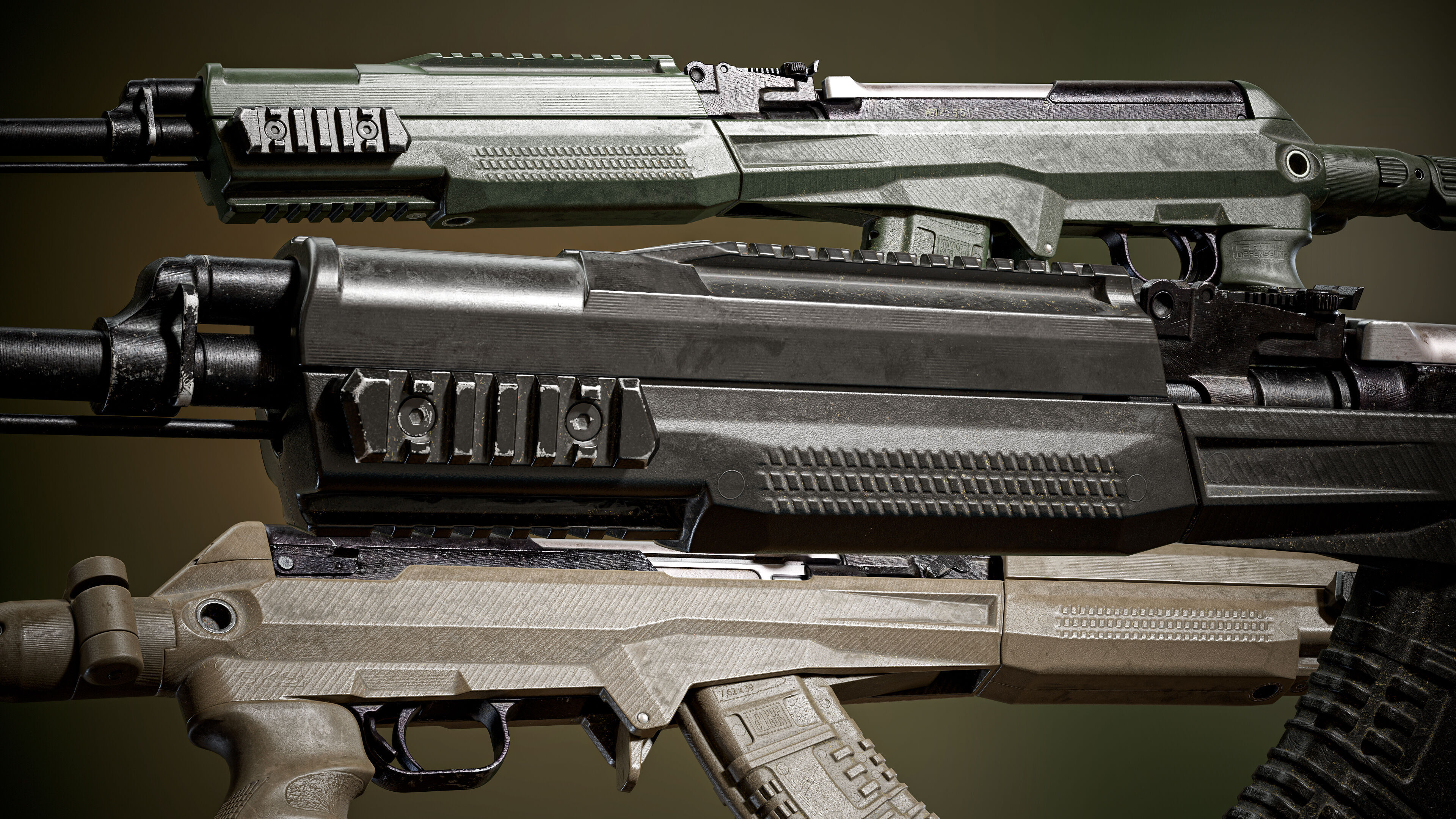 Fab Defense SKS Carbine Game Ready Model Low-poly 3D model_16