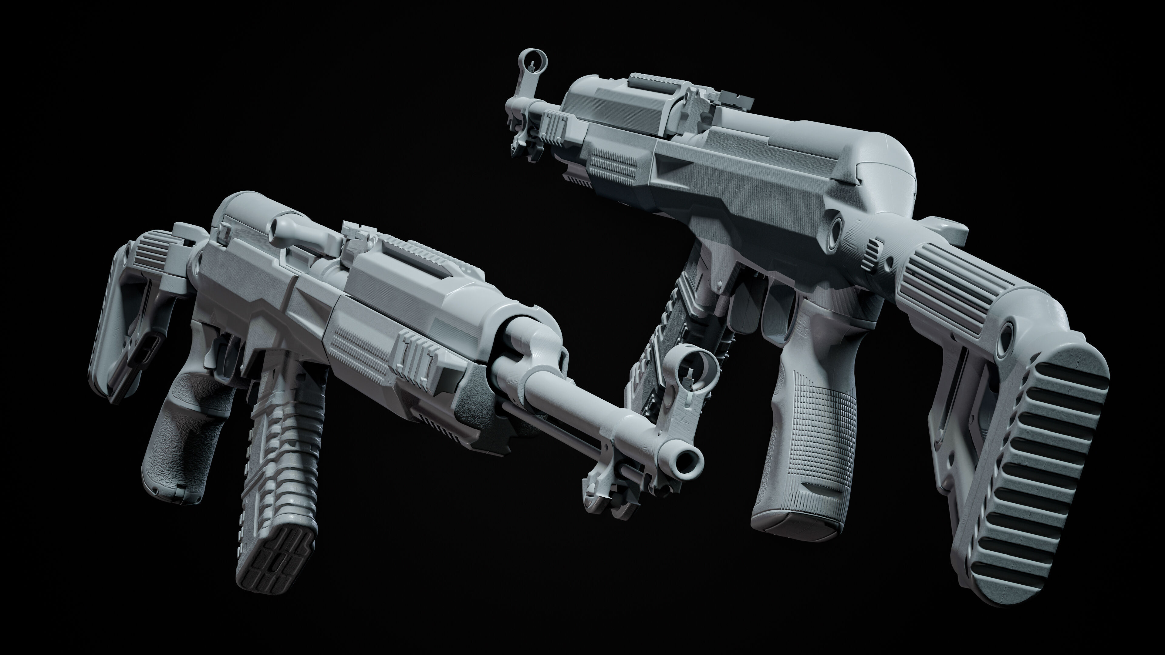 Fab Defense SKS Carbine Game Ready Model Low-poly 3D model_20