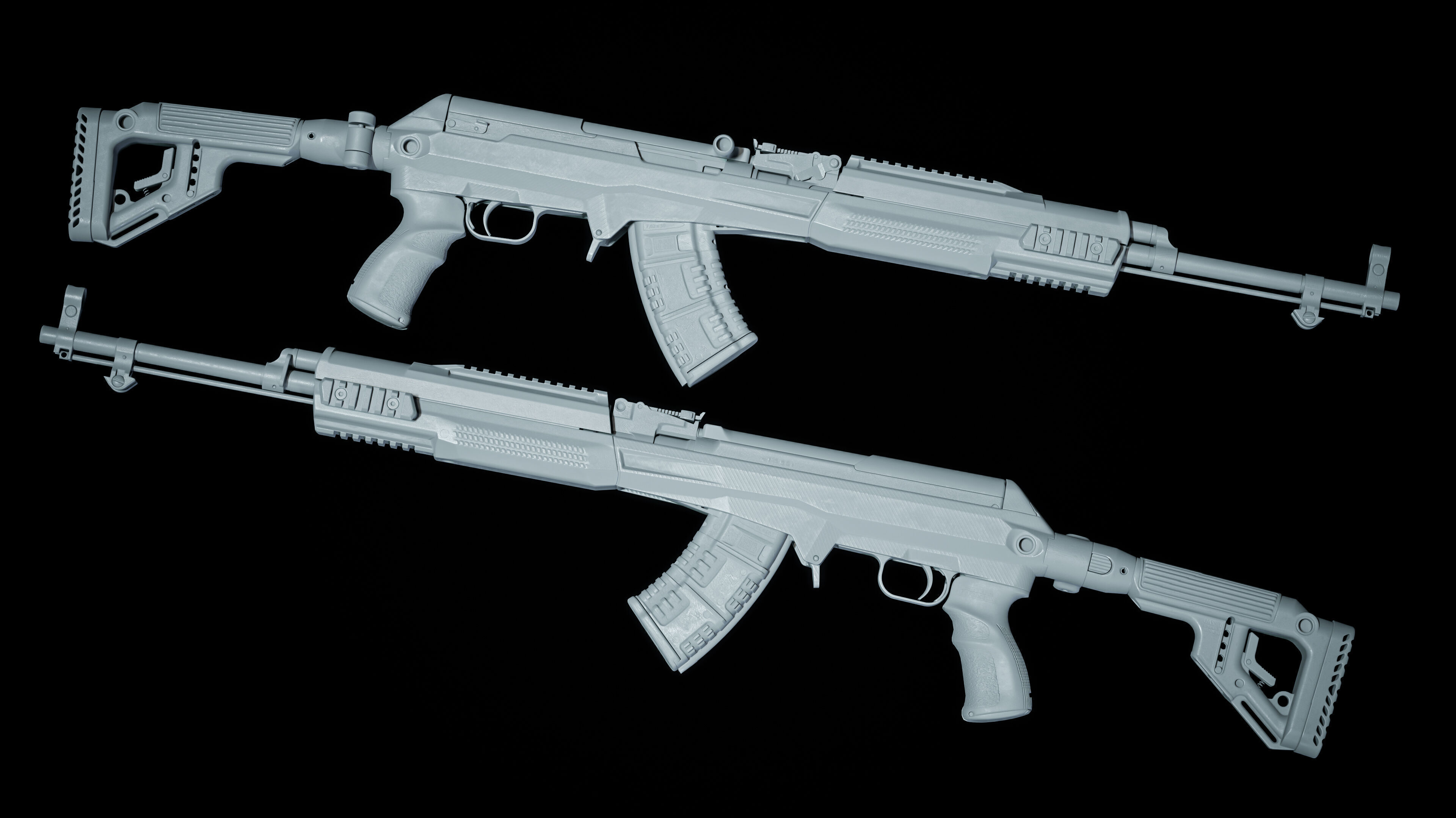Fab Defense SKS Carbine Game Ready Model Low-poly 3D model_21
