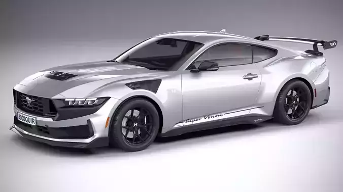 Hennessey Super Venom Mustang Dark Horse 2025 3D model