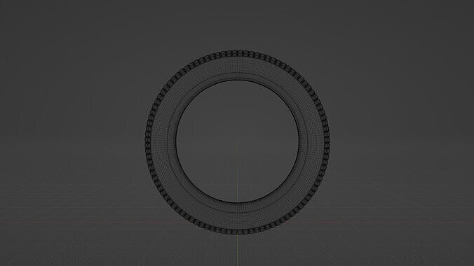 High Quality Realistic Tires Low-poly 3D model 6