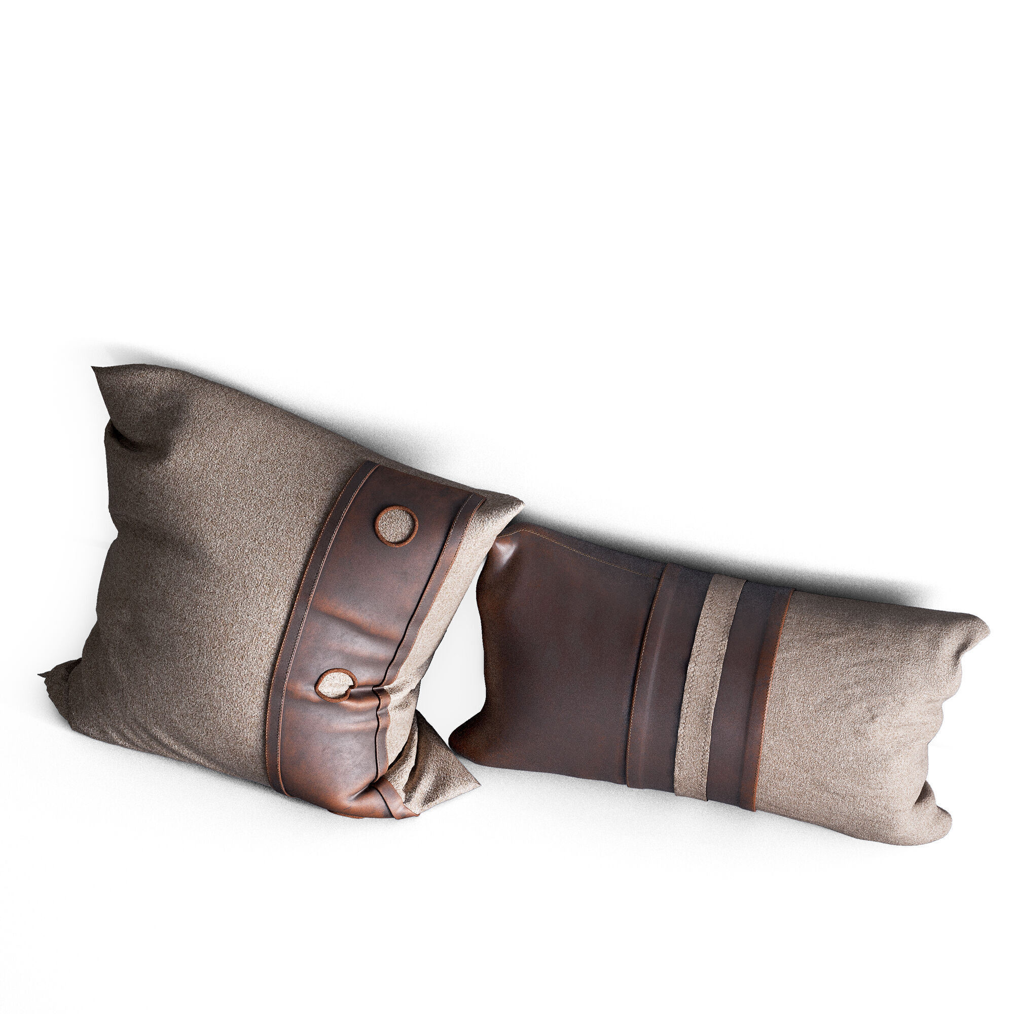 Set of decorative cushion 3D model_3